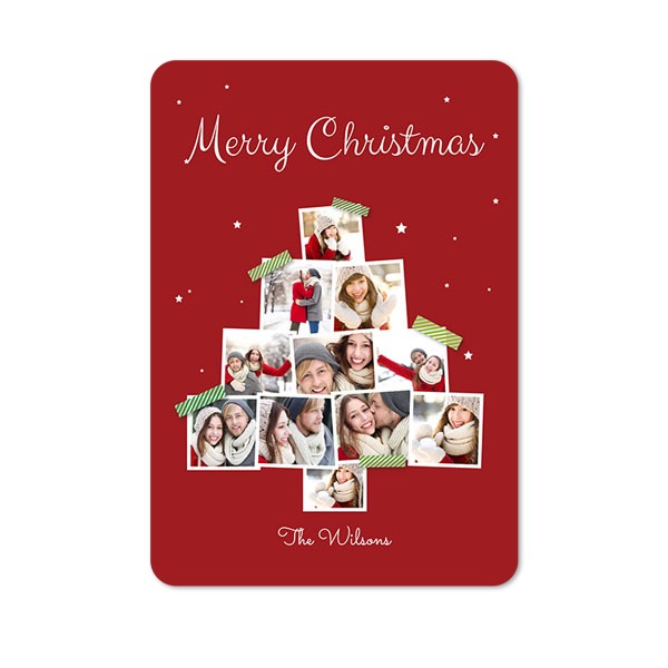 Fotokaart staand met ronde hoeken 10 x 14,3 cm