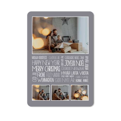 Enkla Fotokort stående rundade hörn 10 x 14,3 cm