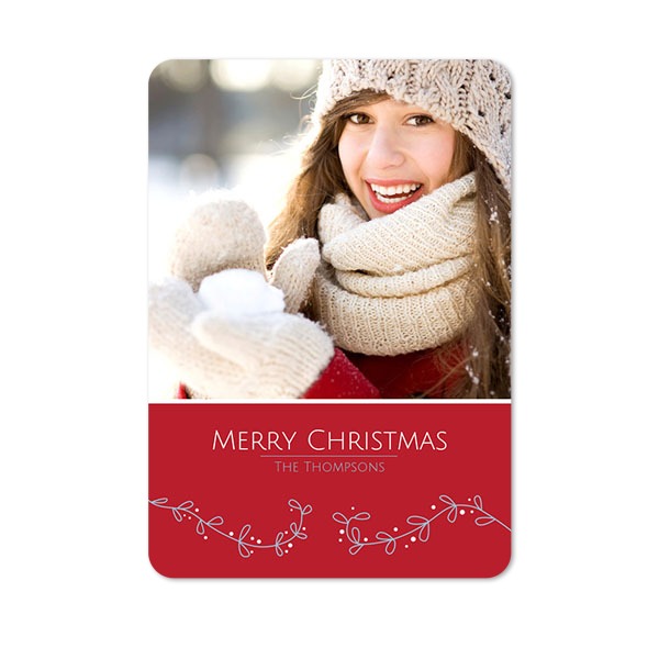 Enkla Fotokort stående rundade hörn 10 x 14,3 cm