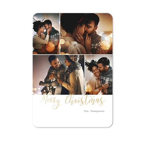 Enkle Fotokort stående runde hjørner 10 x 14,3 cm