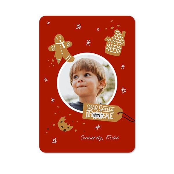 Single Card portrait rounded corners 10 x 14,3 cm