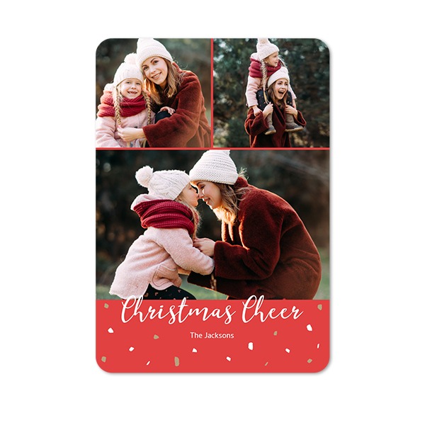 Single Card portrait rounded corners 10 x 14,3 cm