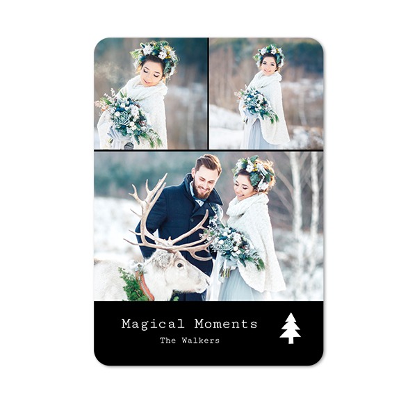 Enkle Fotokort portræt runde hjørner 10 x 14,3 cm Enkle Fotokort portræt runde hjørner 10 x 14,3 cm