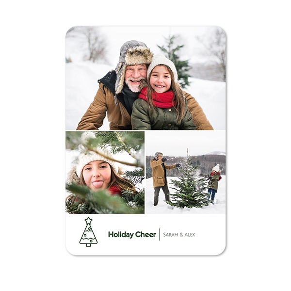 Single Card portrait rounded corners 10 x 14,3 cm