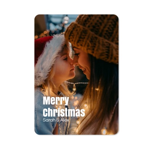 Single Card portrait rounded corners 10 x 14,3 cm