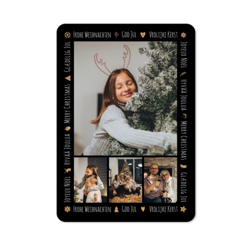 Grusskarte Hochformat mit abgerundeten Ecken 10 x 14,3 cm