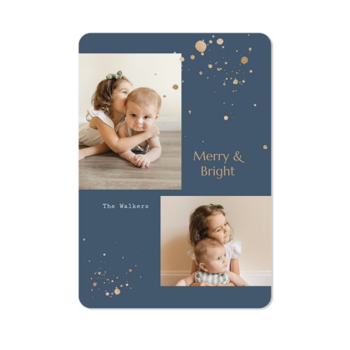 Enkle Fotokort portræt runde hjørner 10 x 14,3 cm