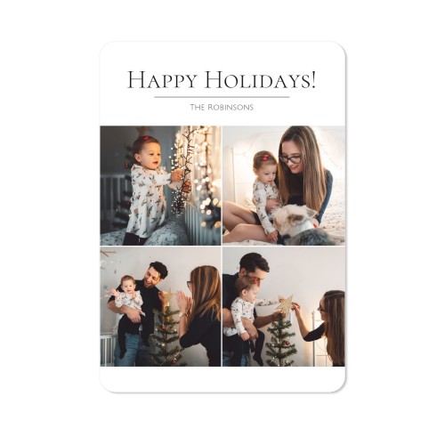 Single Card portrait rounded corners 10 x 14,3 cm