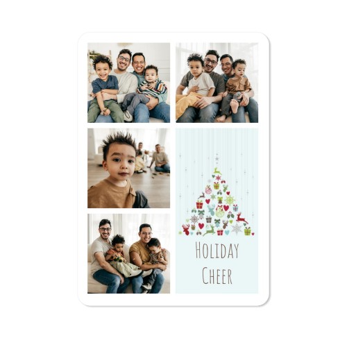 Enkla Fotokort stående rundade hörn 10 x 14,3 cm