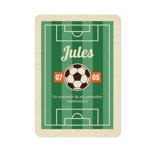 Faire-part 1 volet portrait coins arrondis 10 x 14,3 cm