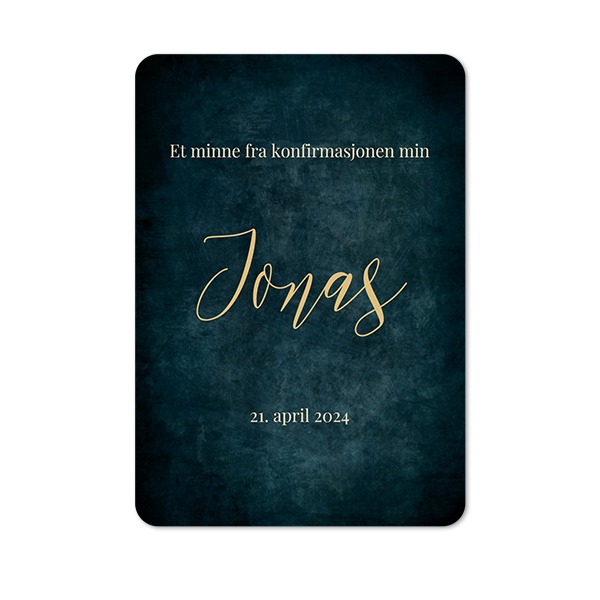 Enkle Fotokort stående runde hjørner 10 x 14,3 cm