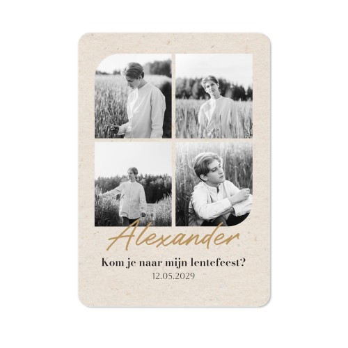 Fotokaart staand met ronde hoeken 10 x 14,3 cm Fotokaart staand met ronde hoeken 10 x 14,3 cm