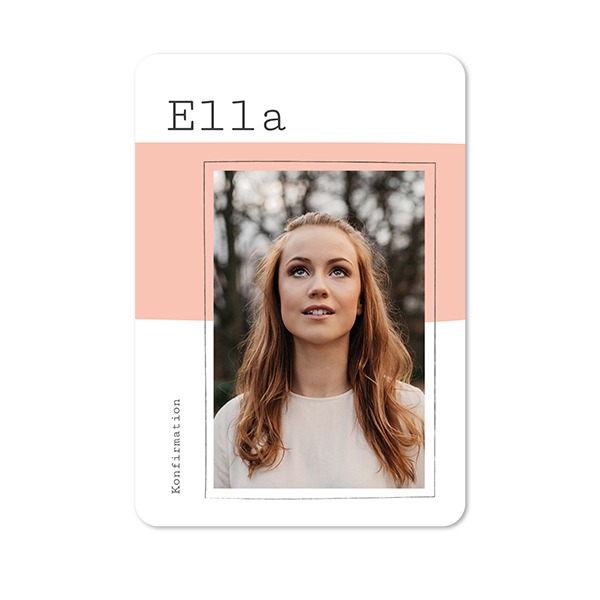 Enkla Fotokort stående rundade hörn 10 x 14,3 cm