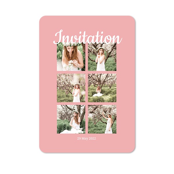 Single Card portrait rounded corners 10 x 14,3 cm Single Card portrait rounded corners 10 x 14,3 cm