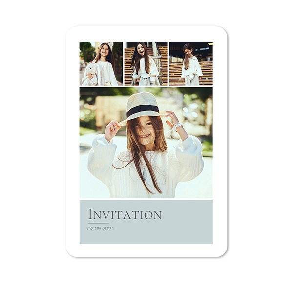 Single Card portrait rounded corners 10 x 14,3 cm Single Card portrait rounded corners 10 x 14,3 cm