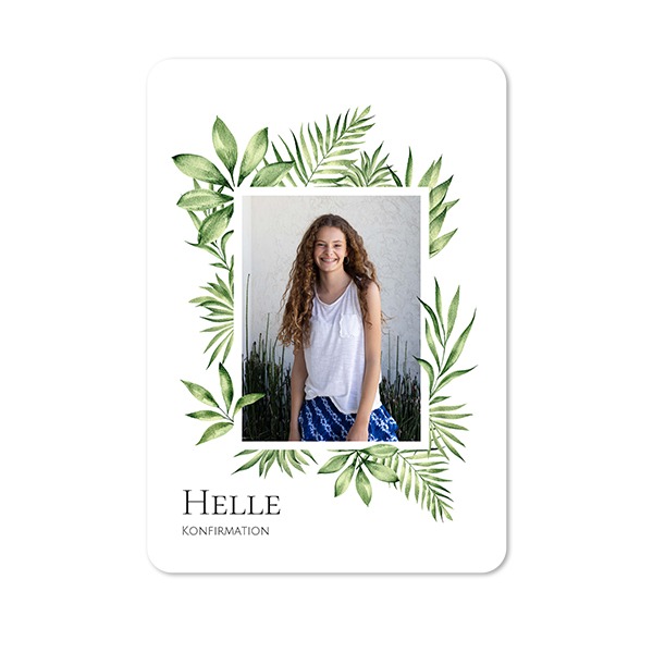 Enkle Fotokort portræt runde hjørner 10 x 14,3 cm Enkle Fotokort portræt runde hjørner 10 x 14,3 cm