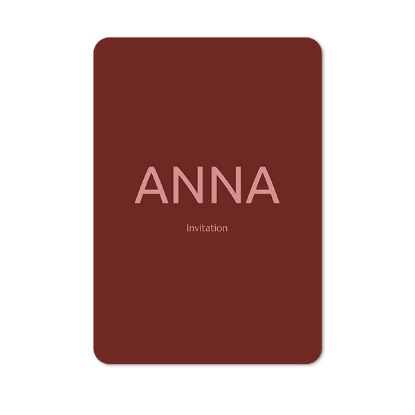 Enkle Fotokort portræt runde hjørner 10 x 14,3 cm