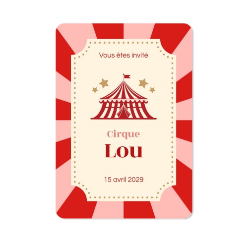 Faire-part 1 volet portrait coins arrondis 10 x 14,3 cm Faire-part 1 volet portrait coins arrondis 10 x 14,3 cm