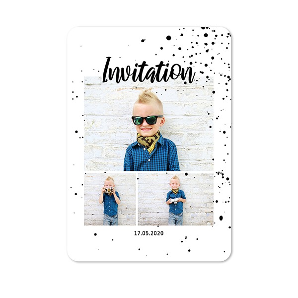 Fotokaart staand met ronde hoeken 10 x 14,3 cm