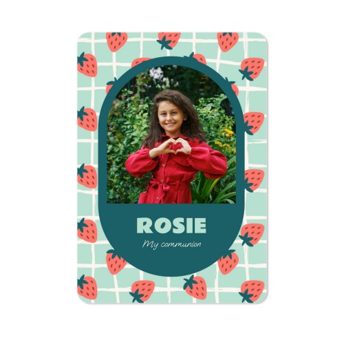 Single Card portrait rounded corners 10 x 14,3 cm