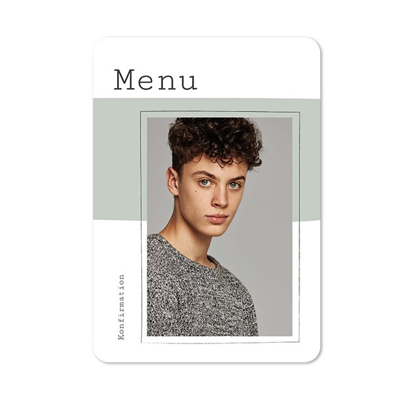 Enkle Fotokort portræt runde hjørner 10 x 14,3 cm