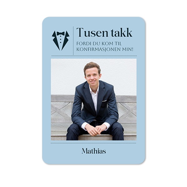 Enkle Fotokort stående runde hjørner 10 x 14,3 cm