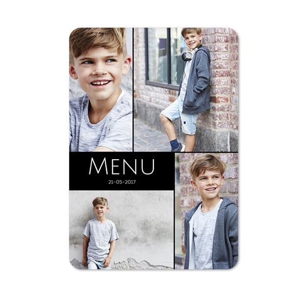 Single Card portrait rounded corners 10 x 14,3 cm