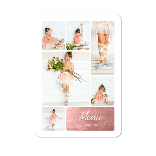 Single Card portrait rounded corners 10 x 14,3 cm