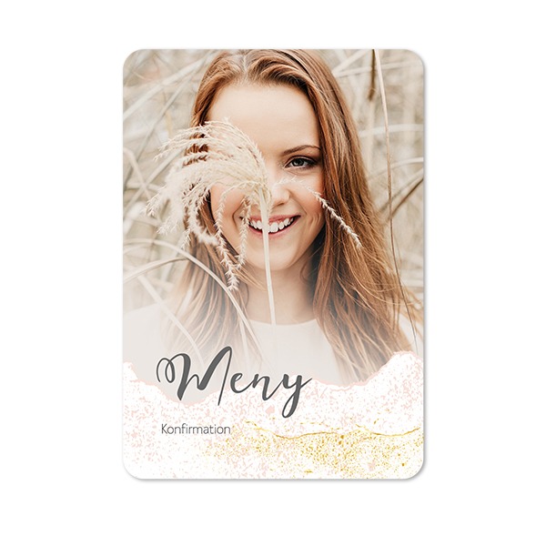 Enkla Fotokort stående rundade hörn 10 x 14,3 cm