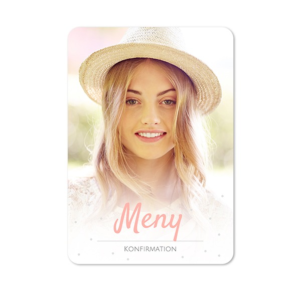 Enkla Fotokort stående rundade hörn 10 x 14,3 cm