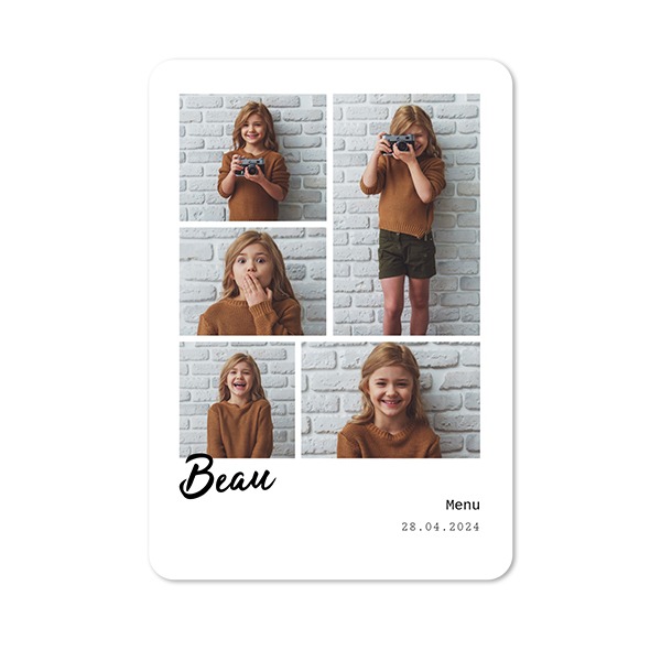 Single Card portrait rounded corners 10 x 14,3 cm Single Card portrait rounded corners 10 x 14,3 cm
