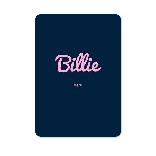 Single Card portrait rounded corners 10 x 14,3 cm