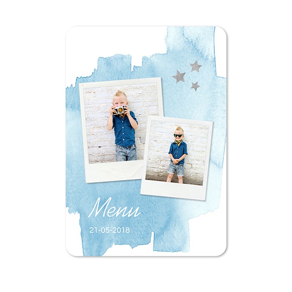 Single Card portrait rounded corners 10 x 14,3 cm