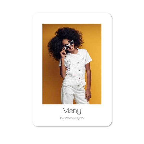 Enkle Fotokort stående runde hjørner 10 x 14,3 cm Enkle Fotokort stående runde hjørner 10 x 14,3 cm