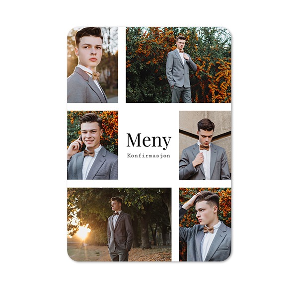 Enkle Fotokort stående runde hjørner 10 x 14,3 cm Enkle Fotokort stående runde hjørner 10 x 14,3 cm