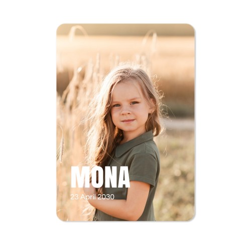 Faire-part 1 volet portrait coins arrondis 10 x 14,3 cm Faire-part 1 volet portrait coins arrondis 10 x 14,3 cm