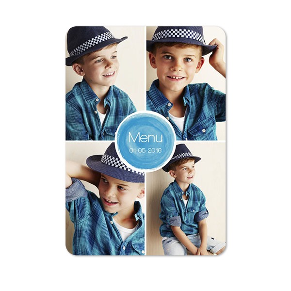 Faire-part 1 volet portrait coins arrondis 10 x 14,3 cm Faire-part 1 volet portrait coins arrondis 10 x 14,3 cm