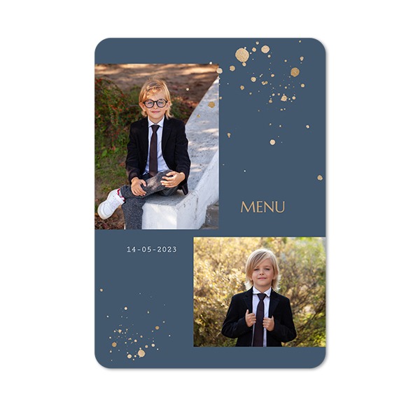 Single Card portrait rounded corners 10 x 14,3 cm