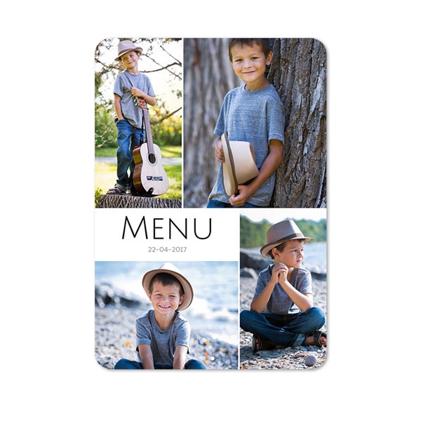 Single Card portrait rounded corners 10 x 14,3 cm