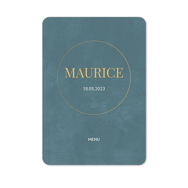 Single Card portrait rounded corners 10 x 14,3 cm