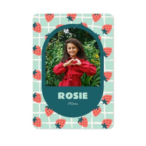 Single Card portrait rounded corners 10 x 14,3 cm