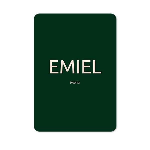 Single Card portrait rounded corners 10 x 14,3 cm
