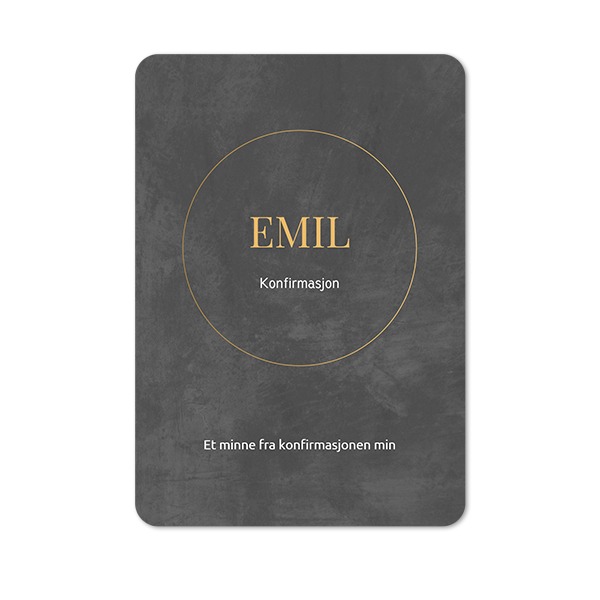 Enkle Fotokort stående runde hjørner 10 x 14,3 cm