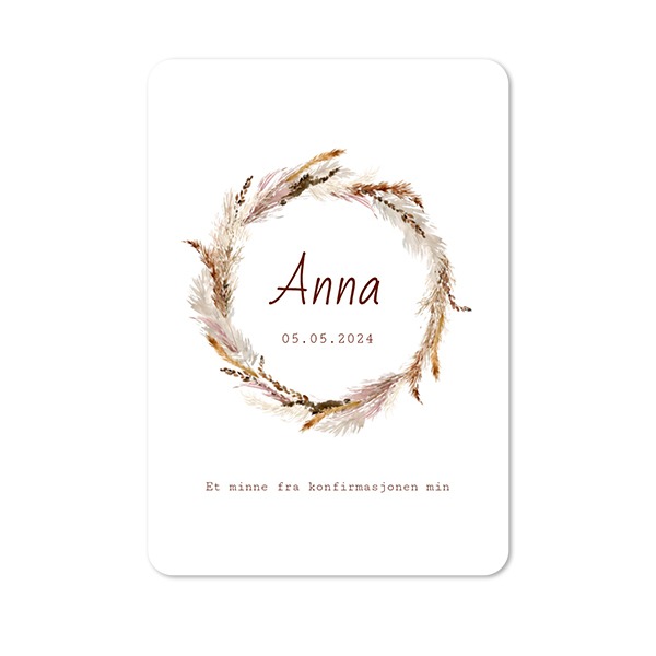 Enkle Fotokort stående runde hjørner 10 x 14,3 cm Enkle Fotokort stående runde hjørner 10 x 14,3 cm