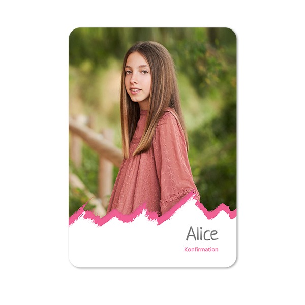 Enkla Fotokort stående rundade hörn 10 x 14,3 cm