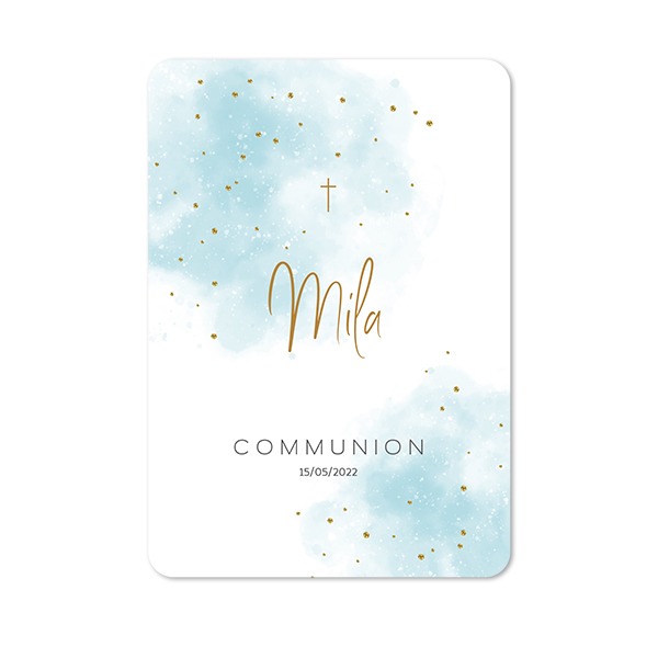 Single Card portrait rounded corners 10 x 14,3 cm
