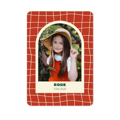 Single Card portrait rounded corners 10 x 14,3 cm