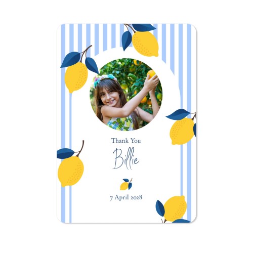 Single Card portrait rounded corners 10 x 14,3 cm