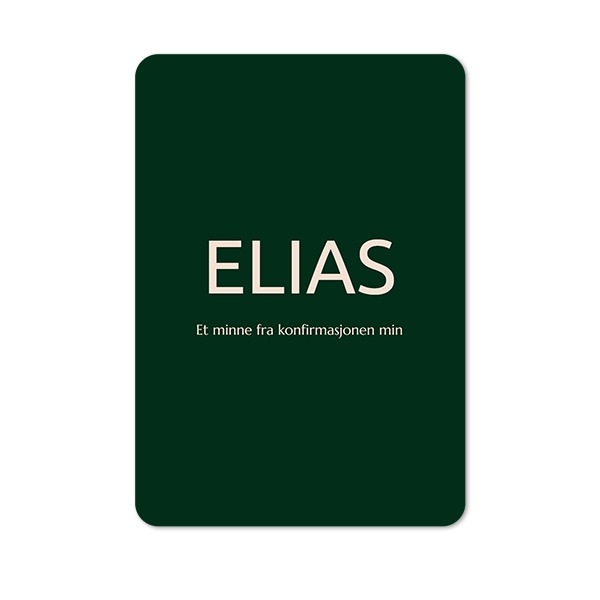 Enkle Fotokort stående runde hjørner 10 x 14,3 cm