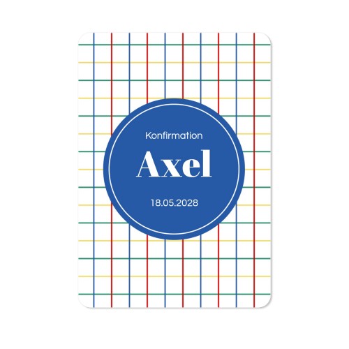 Enkla Fotokort stående rundade hörn 10 x 14,3 cm